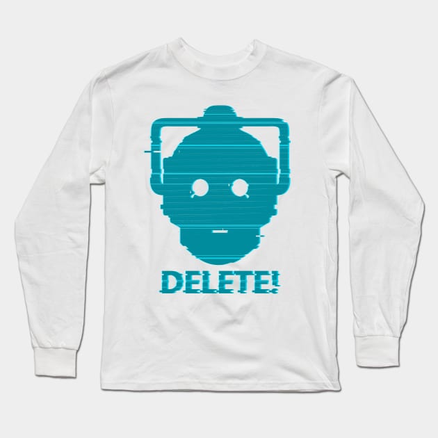 Cyber Glitch Long Sleeve T-Shirt by blairjcampbell